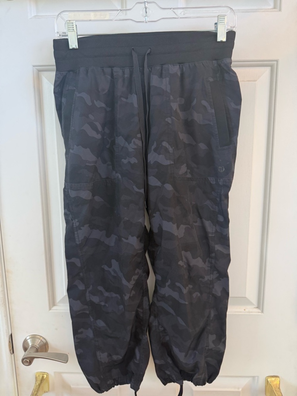 RBX Women’s Black Camo Drawstring Athletic Pants